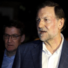 Mariano Rajoy tras la bofetada del joven.-El Mundo