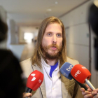 El secretario general de Podemos Castilla y León, Pablo Fernández, valora los PGC-Rubén Cacho / ICAL