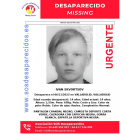 Cartel de desaparecido de Ivan Skvortsov. -SOS DESAPARECIDOS