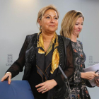 Rosa Valdeón en el Consejo de Gobierno.-ICAL