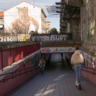 Demolición del viaducto existente y construcción de un túnel de cuatro carriles en Arco de Ladrillo. A la vez, se ampliará el paso peatonal (en la imagen). Redacción de proyecto.  J.M. LOSTAU