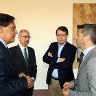 Alfonso Fernández Mañueco participa en un foro con empresarios en Salamanca.-ICAL
