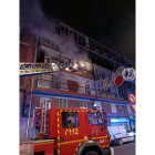 incendio en la calle Águila de Valladolid. E. M.