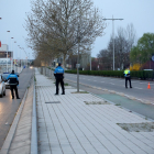Controles de la Policía Municipal en la Avenida de Salamanca en Valladolid.- ICAL