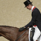 Fox-Pitt, con sombrero, a lomos de Chilli Morning.-AP / JOHN LOCHER