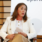 María González Corral durante su intervención en el foro 'Somos Castilla y León'. / LOSTAU