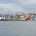 Nave de Gadis en el puerto de A Coruña. -E.M