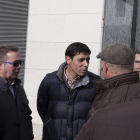 Lino Rodríguez a la salida de la asamblea de Asaja-P. REQUEJO