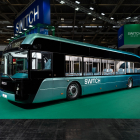 Presentación del nuevo autobús eléctrico que Switch Mobility fabricará en Valladolid. Imagen de archivo.E. M.