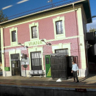 Estación de tren de Viana de Cega.- E.M.