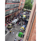 Atropello mortal en la calle Águila de Valladolid. E. M.