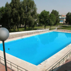 La piscina vallisoletana de Canterac, que permanece abierta desde ayer-EL MUNDO