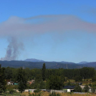 Nuevo incendio en la localidad de San Miguel de Langre (León).-ICAL