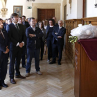 Acto de homenaje de la Diputación de León a la que fuera presidenta de la institución, Isabel Carrasco, al cumplirse un año de su fallecimiento-Ical