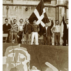 Imagen de  miembros de ETA procesados en el consejo de guerra de Burgos de 1970 tras recuperar la libertad.-E. M.