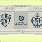 Los goles y las mejores ocasiones del Huesca- Real Valladolid