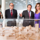 La presidenta de las Cortes, Silvia Clemente, visita el Consejo Consultivo y se reúne con su presidente, Mario Amilivia.-ICAL