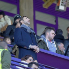 Carlos Suárez mira hacia arriba en el palco de Zorrilla.-PABLO REQUEJO