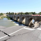 Puente de Cabezón de Pisuerga (Valladolid) tras su derrumbe-Ical