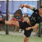 Primeros partidos de la fase previa del Valladolid Máster de padel en el Club Raqueta. / PHOTOGENIC