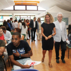 La consejera de Familia, Alicia García; acompañada del presidente de Cruz Roja Castilla y León,José Varela, participa en una jornada sobre difusión del Programa Operativo de Empleo Juvenil organizada por Cruz Roja Española.-BRÁGIMO / ICAL
