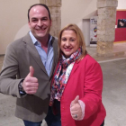 Miguel Cobo junto con Yolanda de Gregorio-HERALDO DE SORIA