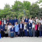La candidatura dell PP al completo para las elecciones municipales del Ayuntamiento de Valladolid, encabezada por Pilar del Olmo.-J.M. LOSTAU