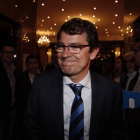 El candidato a la alcaldía de Salamanca, Alfonso Fernández Mañueco, junto a la candidata a las cortes, Josefa Garcia Cirac, y el presidente provincial del partido, Javier Iglesias valoran los resultados obtenidos en la provincia-Ical