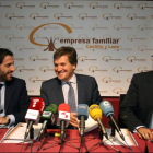 El presidente de Empresa Familiar, Alfonso Jiménez (C), presenta nuevas propuestas para impulsar el dinamismo empresarial de Castilla y León-Ical