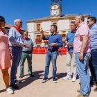 El secretario general del PSCyL y portavoz en las Cortes, Luis Tudanca en las fiestas patronales de Segovia. - ICAL