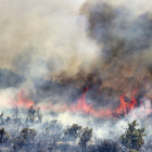 Incendio en la localidad zamorana de Losacio. ICAL