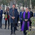 Óscar Puente durante la celebración de un homenaje a los Policías fallecidos en acto de servicio.-E.M.
