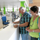 Imagen del interior de la nueva sede de la Agencia Tributaria de Castilla y León el día de su apertura el pasado mes de septiembre-J.M.Lostau