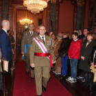 Inicio del acto militar en el Palacio Real de Valladolid. -E.M.