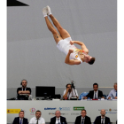 El campeón de España Jorge Martín, en pleno vuelo, acabó decimotercero no pudiendo acceder a la lucha por los metales.-MONTSE ÁLVAREZ