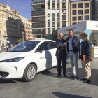 Óscar Puente, durante su visita al stand de Renault con motivo del día de la movilidad-ICAL