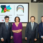 María Josefa García Cirac, presenta la marca turística junto a Salgado, Ramírez y Saiz.-ICAL