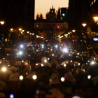 Manifestación nocturna de mineros en León para reclamar una solución a la crisis del sector-ICAL