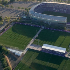Vista aérea del estadio Zorrilla y Los Anexos donde quiere proyectar el Real Valladolid su ciudad deportiva./ RVCF