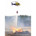 El incendio de Solanilla (León) arrasa 20 hectáreas de pasto y matorral