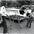 El cadáver de Lidia Rabanillo, la limpiadora de Cuchus asesinada en 1992. - LOSTAU