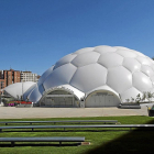 Plaza del Milenio, bajo la que existe un aparcamiento subterráneo.-E. M.