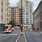 Calle san Ildefonso de Valladolid cortada por fuga de gas.- EUROPA PRESS