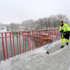 Nieve en Valladolid capital-ICAL