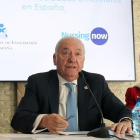 El presidente del Consejo General de Enfermería, Florentino Pérez Raya.  / ICAL