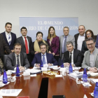 Reunión, ayer, del jurado de la V edición de los premios La Posada de EL MUNDO DIARIO DE CASTILLA Y LEÓN.-J.M. LOSTAU