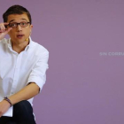 Inigo Errejón, en la sede de Podemos, en Madrid.-/ AGUSTÍN CATALÁN