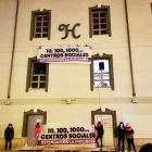 Imagen de archivo de un grupo de personas en una manifestación en defensa de La Molinera. -ICAL
