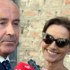 María del Mar Moreno (ex esposa de Alberto Esgueva), declara ante la jueza del Juzgado de Intrucción 4 de Valladolid en la causa de las eólicas.-ICAL