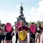 Pablo Fernández, encausado por lanzamiento de pintura a la estatua de Colón en Valladolid. -ICAL